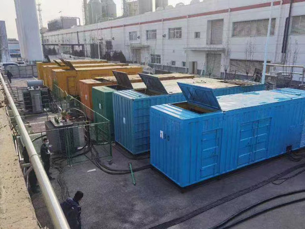 白山柴油发电机出租案例展示
